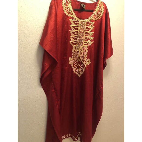 Meetu Magic The‎ African Scene Womens Dress Free Size - Picture 3 of 12